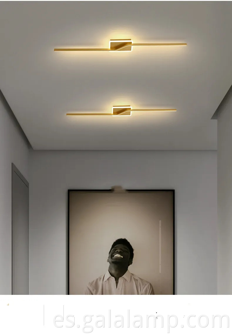 Elegante luz de pared nórdica para el dormitorio y el pasillo modernos